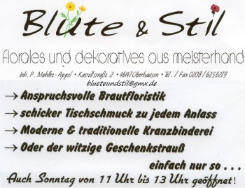 Blüte und Stil